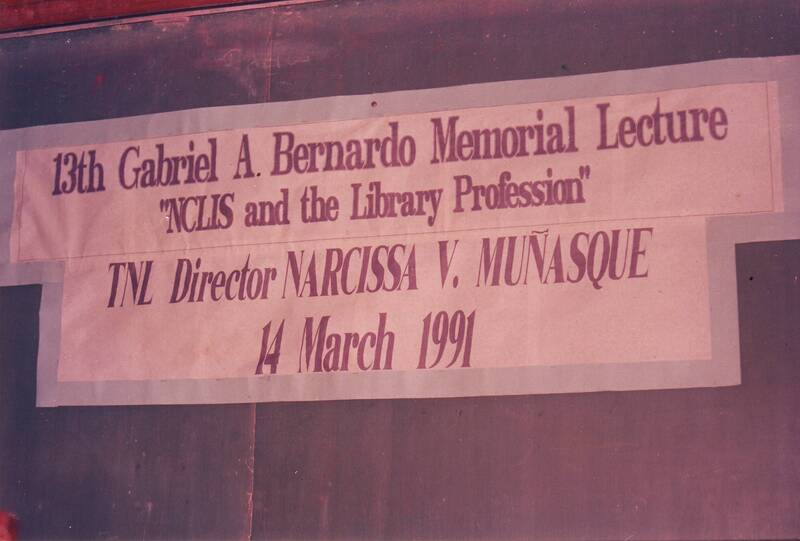 item thumbnail for "NCLIS and the Library Profession" GAB Memorial Lecture in 1991