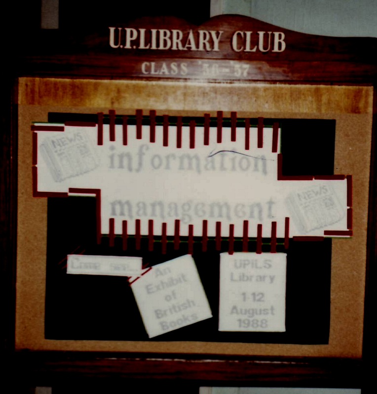 item thumbnail for UP Library Club 1988