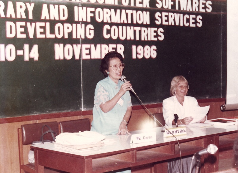 item thumbnail for Dean Vallejo during the UNESCO-UPILS Asian Regional Seminar on 1986